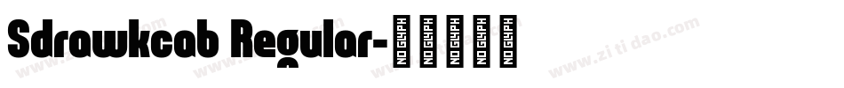 Sdrawkcab Regular字体转换